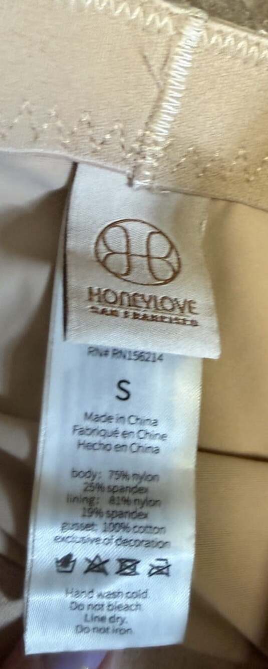 HoneyLove SculptWear SuperPower Short Womens Size Small Sand Shapewear Sculpting - Picture 2 of 3